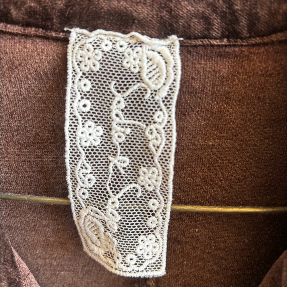 Brown Button-Up Jacket - image 4